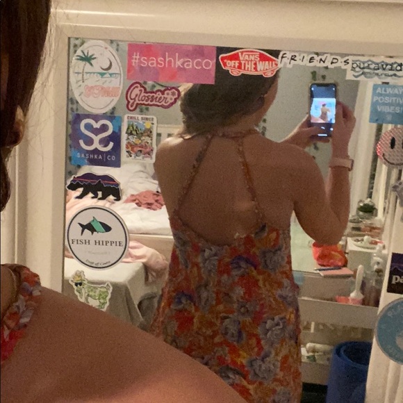 high neck flowy sundress - Picture 5 of 5